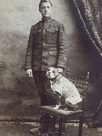 Robert Conroy et son chien Stubby.